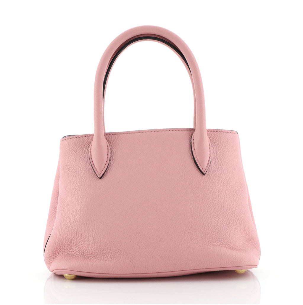 Dual Strap Convertible Open Tote Vitello Daino Mini