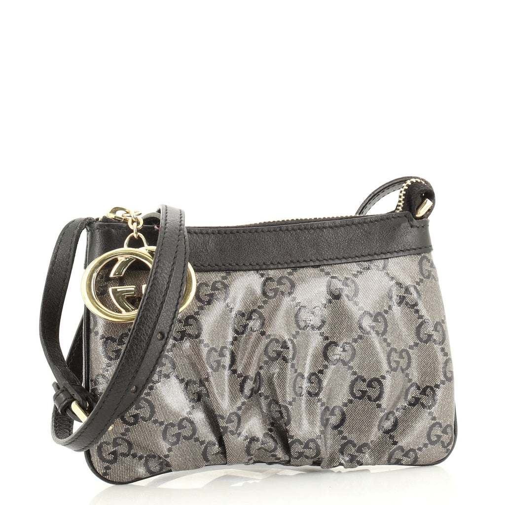 Zip Crossbody Bag GG Coated Canvas Mini