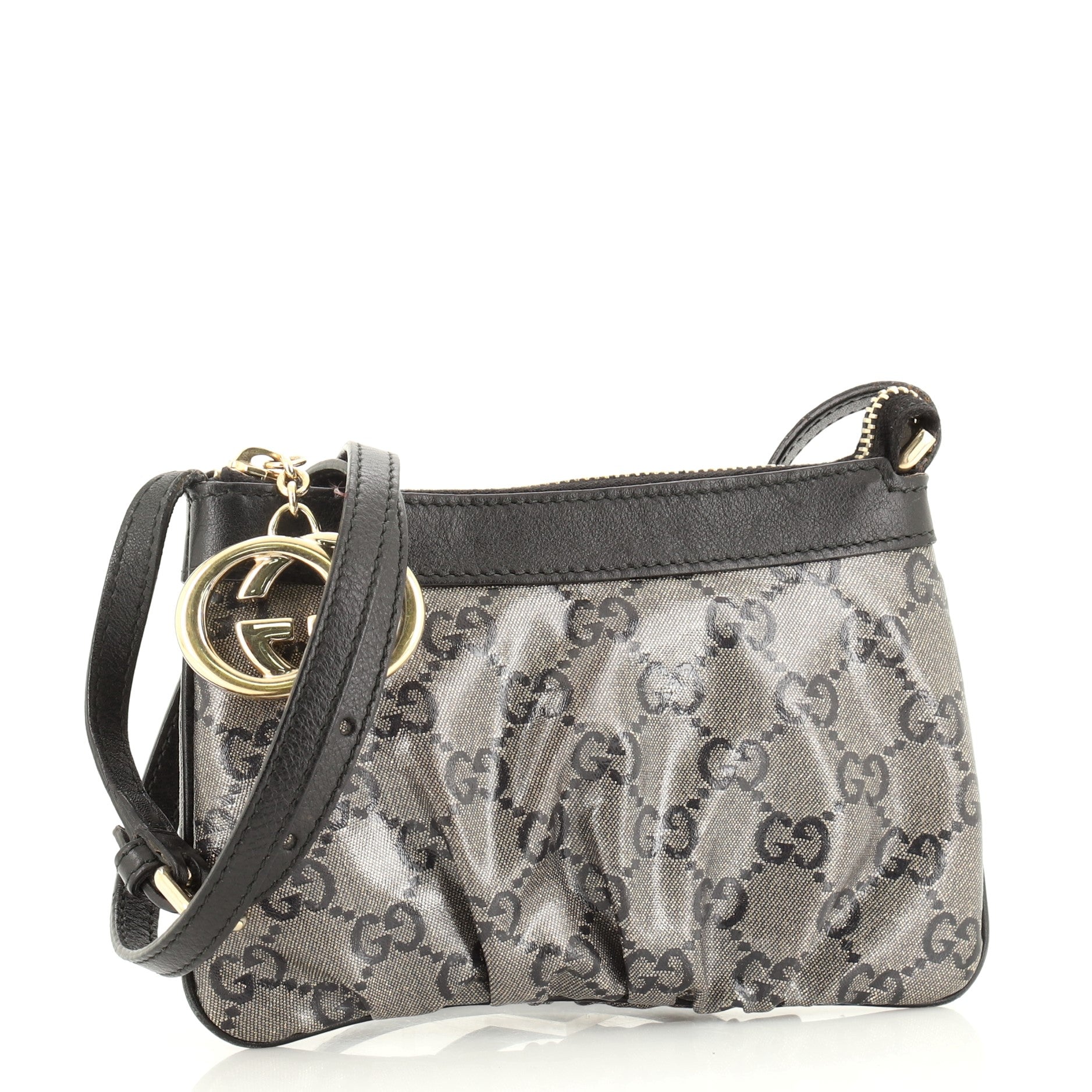 Zip Crossbody Bag GG Coated Canvas Mini