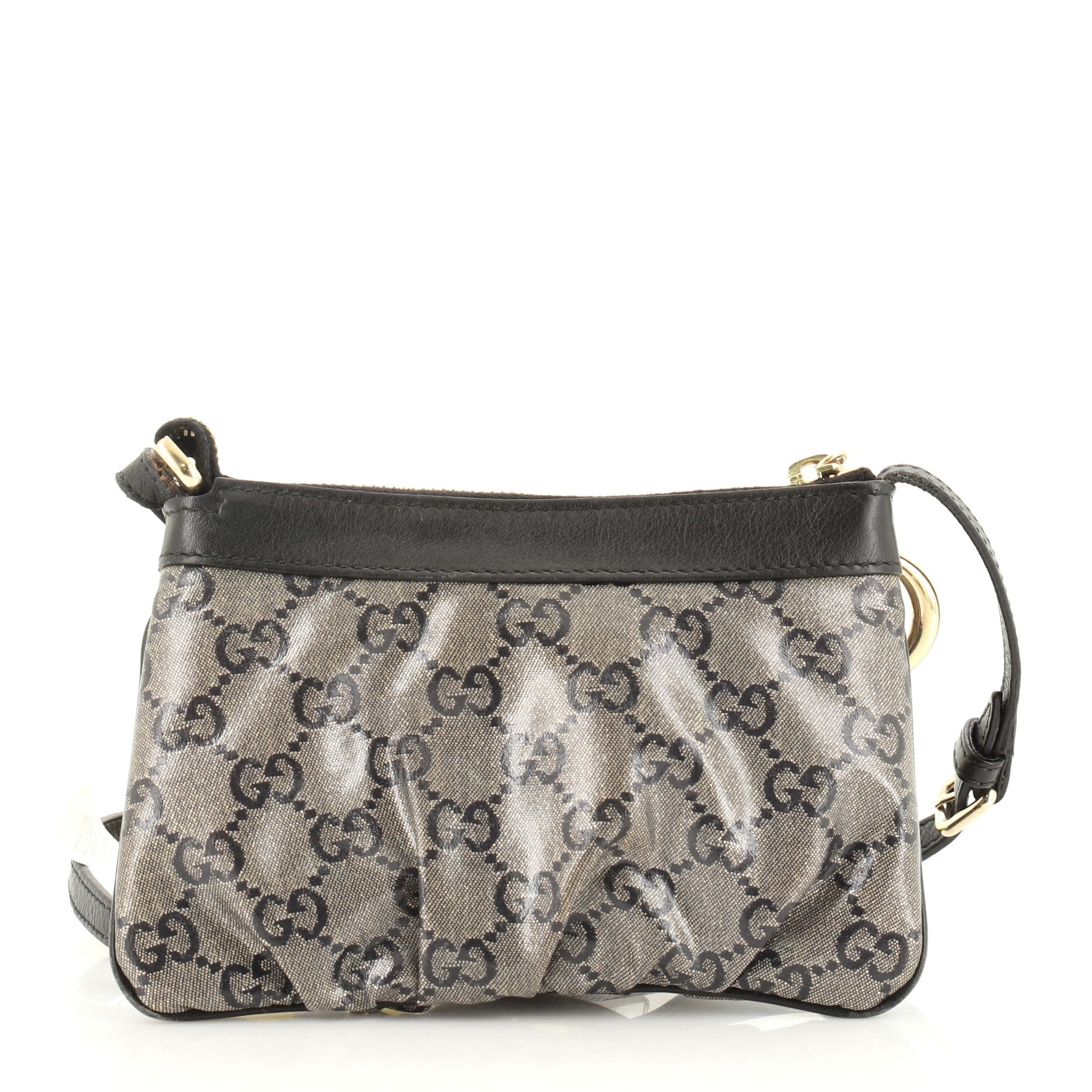 Zip Crossbody Bag GG Coated Canvas Mini