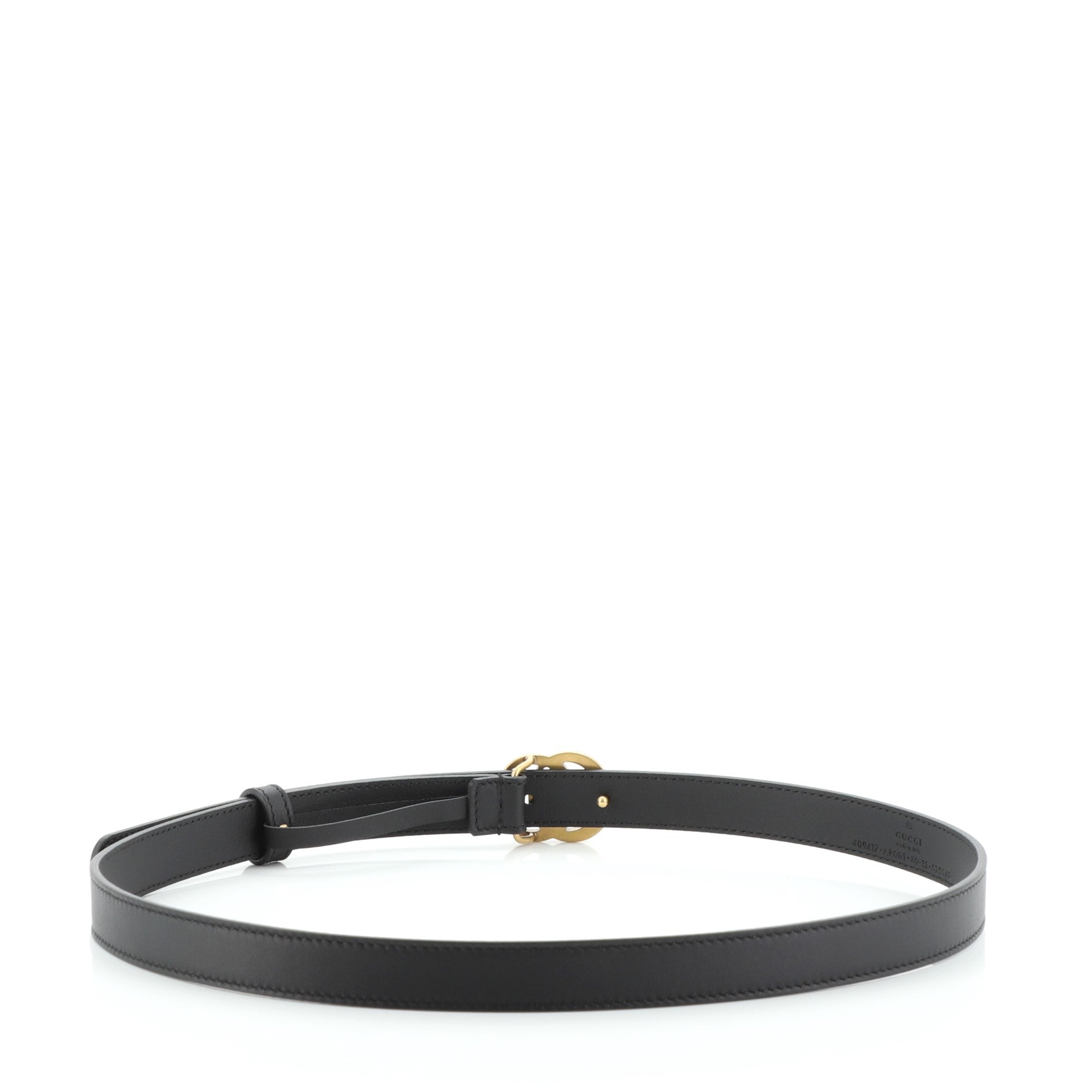GG Marmont Belt Leather Thin 80