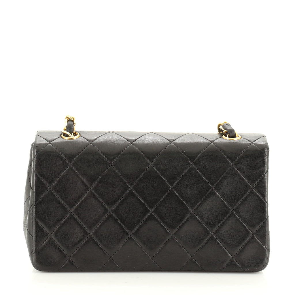 Vintage Full Flap Bag Quilted Lambskin Mini