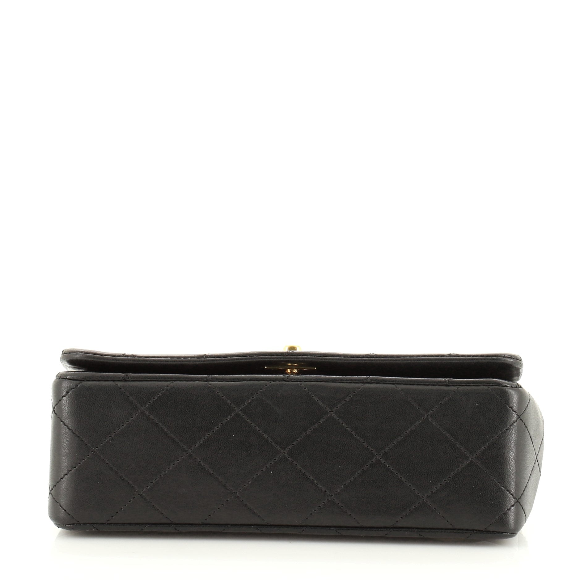 Vintage Full Flap Bag Quilted Lambskin Mini