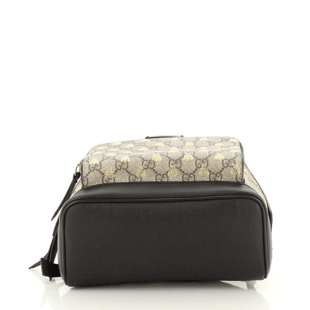 Zip Pocket Backpack Printed GG Coated Canvas Mini