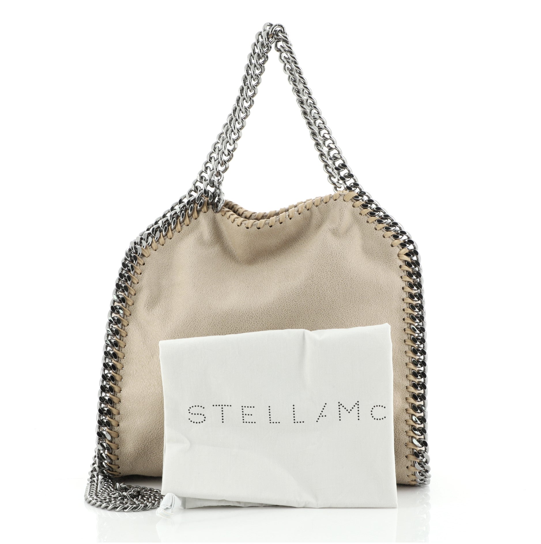 Falabella Fold Over Crossbody Bag Shaggy Deer Mini