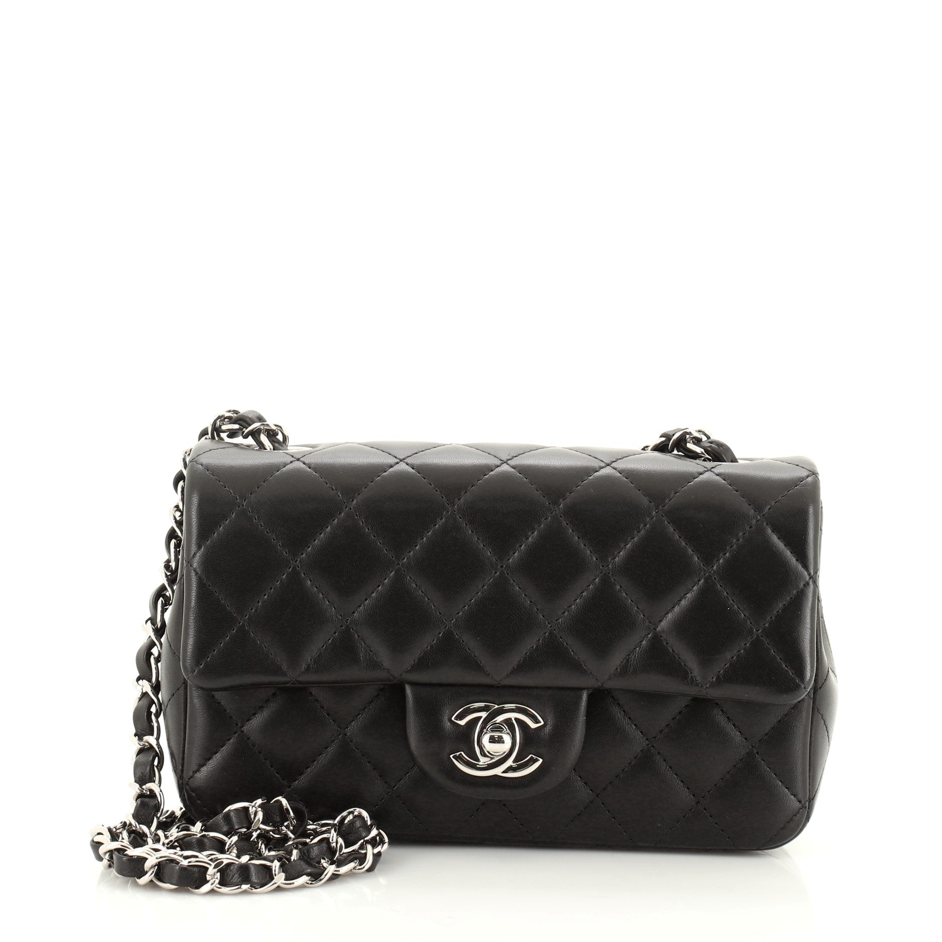 Classic Single Flap Bag Quilted Lambskin Mini