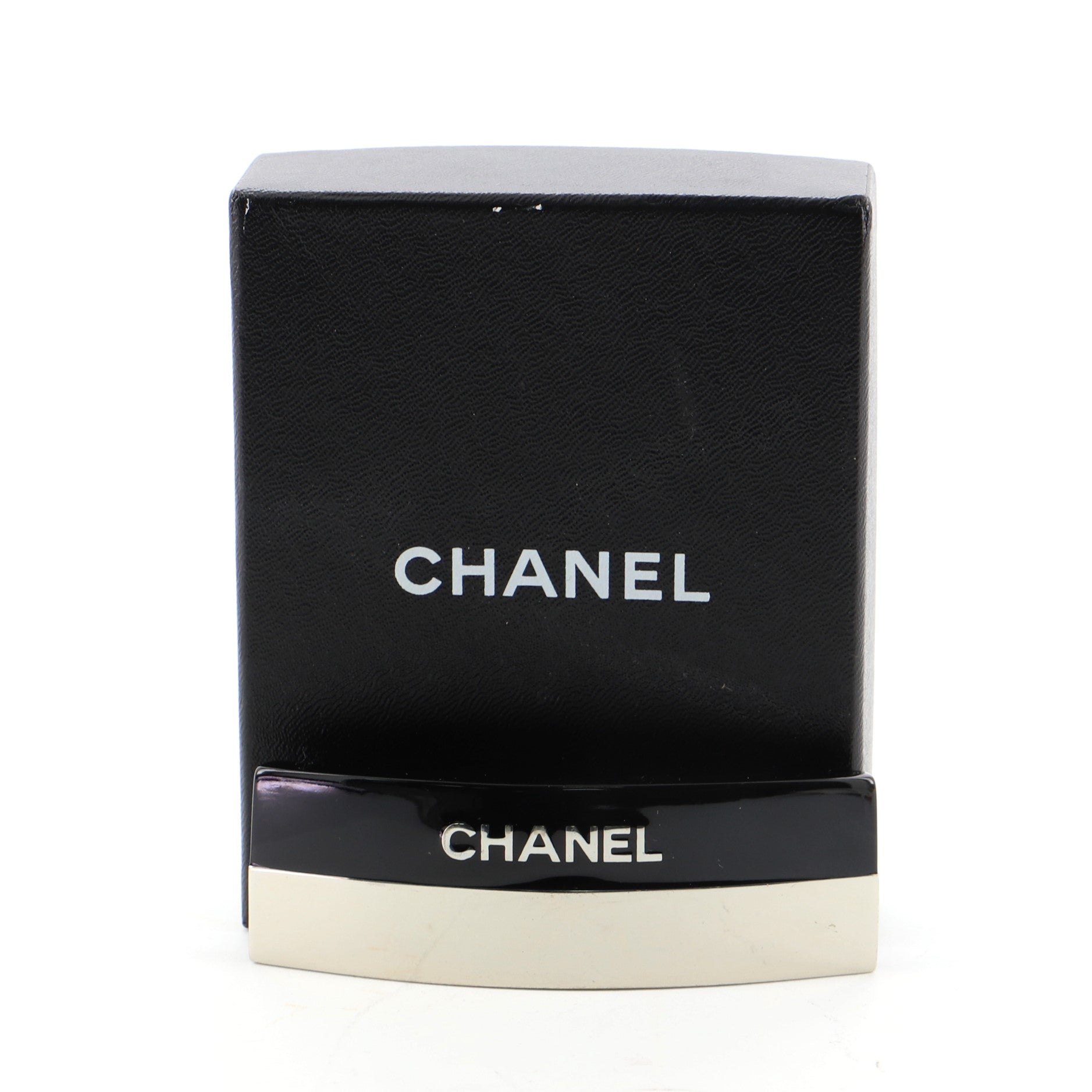Bicolor Logo Barrette Metal and Enamel XS