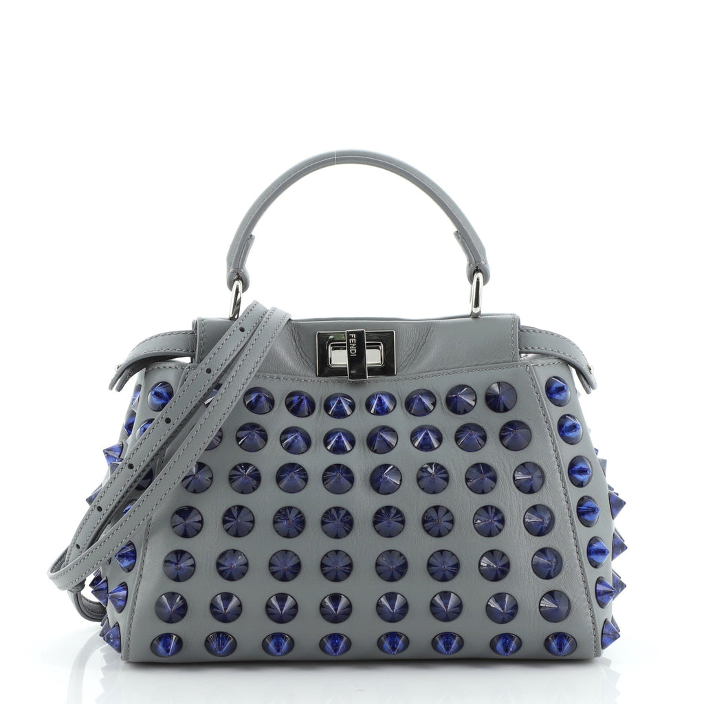 Peekaboo Bag Studded Leather Mini