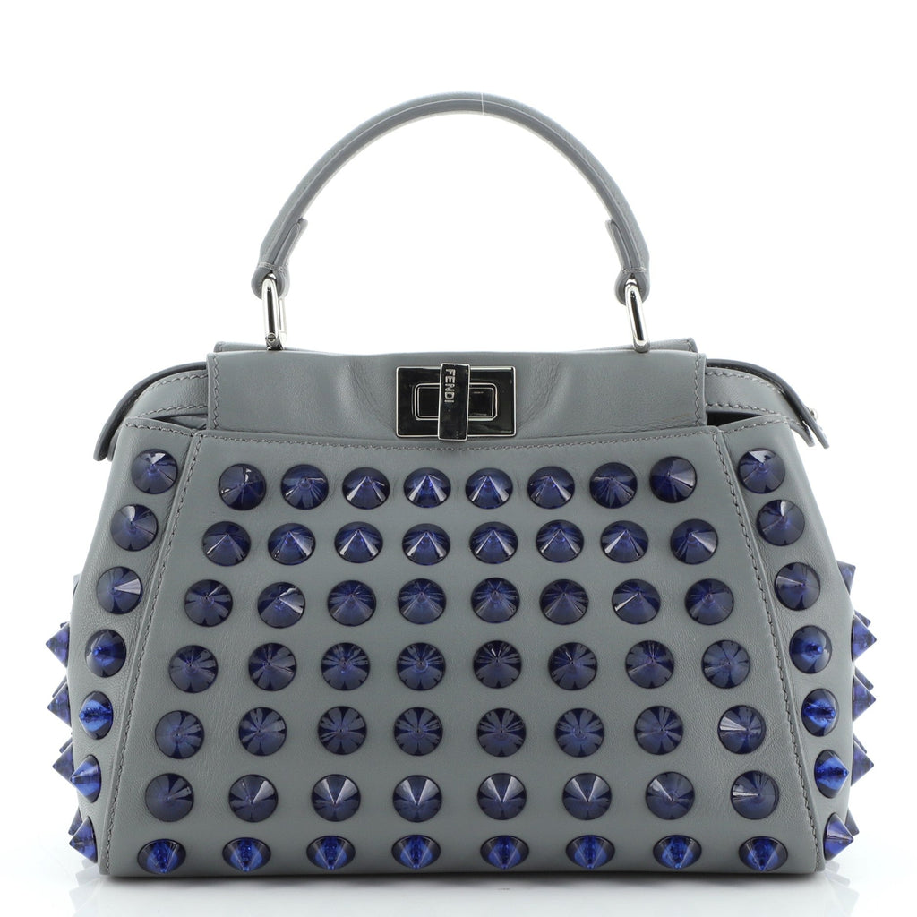 Peekaboo Bag Studded Leather Mini