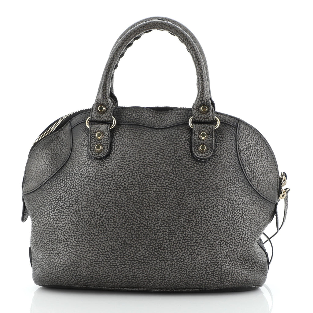 Convertible Bowling Bag Classic Studs Leather Mini