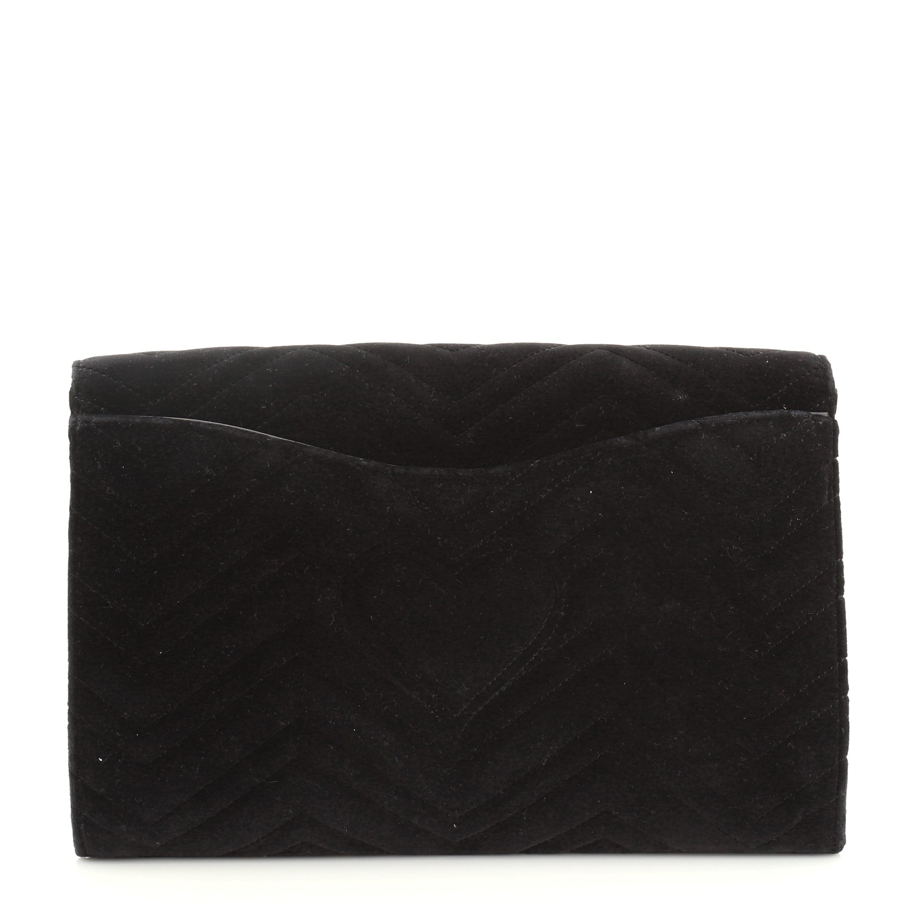 GG Marmont Flap Clutch Matelasse Velvet