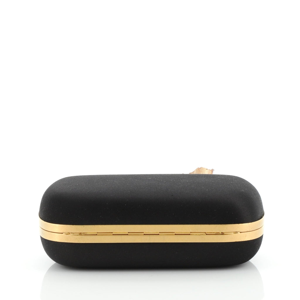 Butterfly Knuckle Box Clutch Satin Small