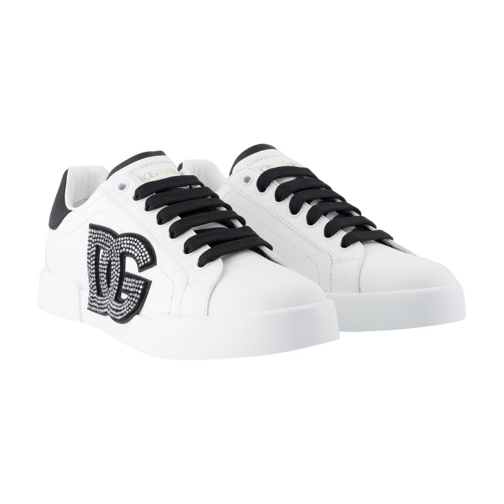 Women's Port.light Strobel Sneakers - Dolce&Gabbana - Leather - White