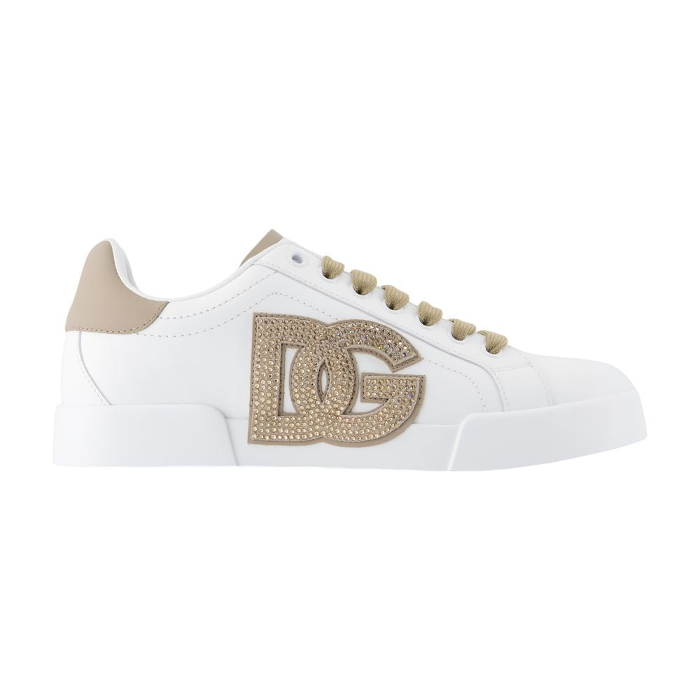 Women's Port.light Strobel Sneakers - Dolce&Gabbana - Leather - White