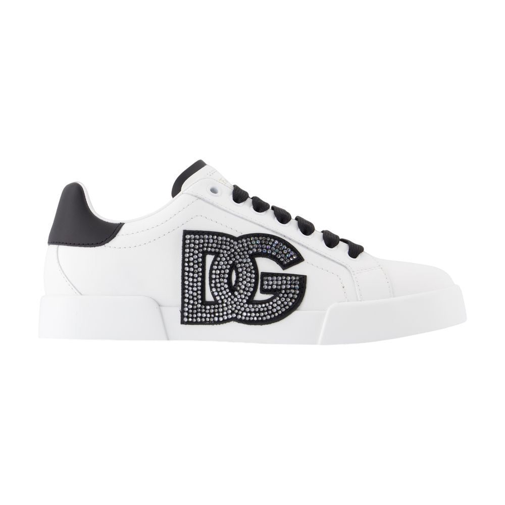 Women's Port.light Strobel Sneakers - Dolce&Gabbana - Leather - White