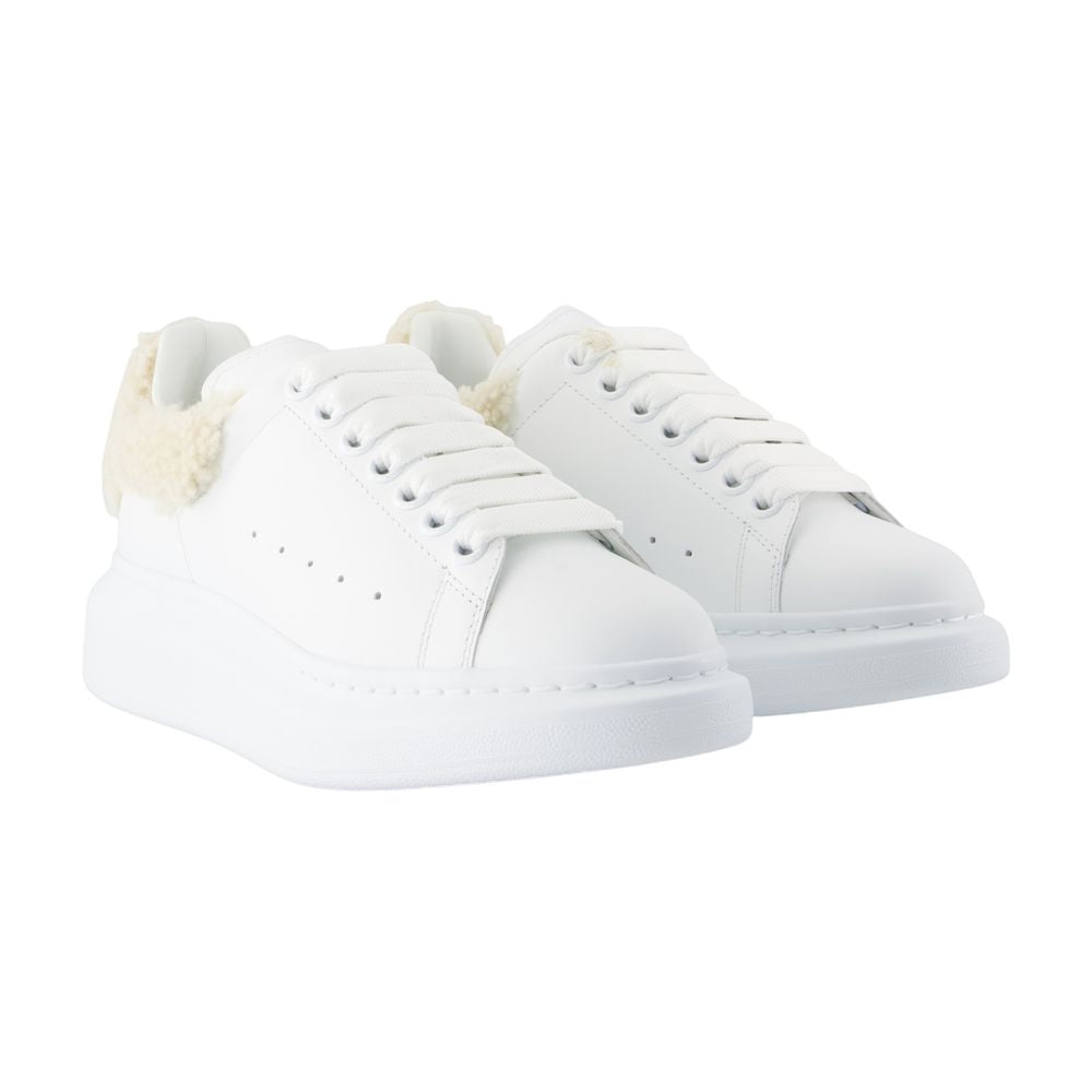 Women's Oversized Sneakers - Alexander McQueen - Leather - White