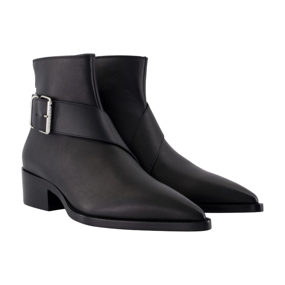 Women's Ankle Boots - Alexander McQueen - Leather - Black