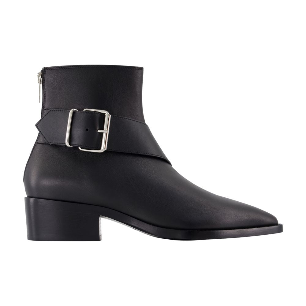 Women's Ankle Boots - Alexander McQueen - Leather - Black
