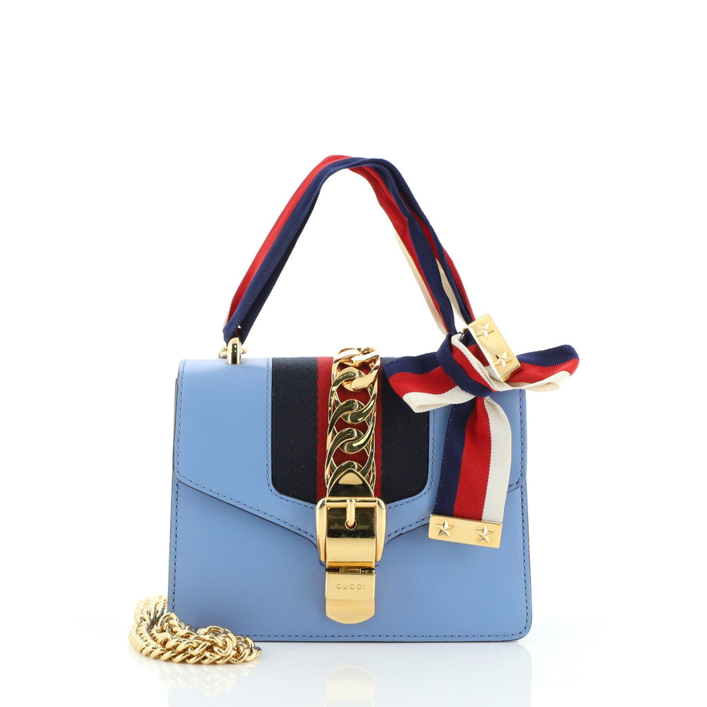 Sylvie Chain Shoulder Bag Leather Mini
