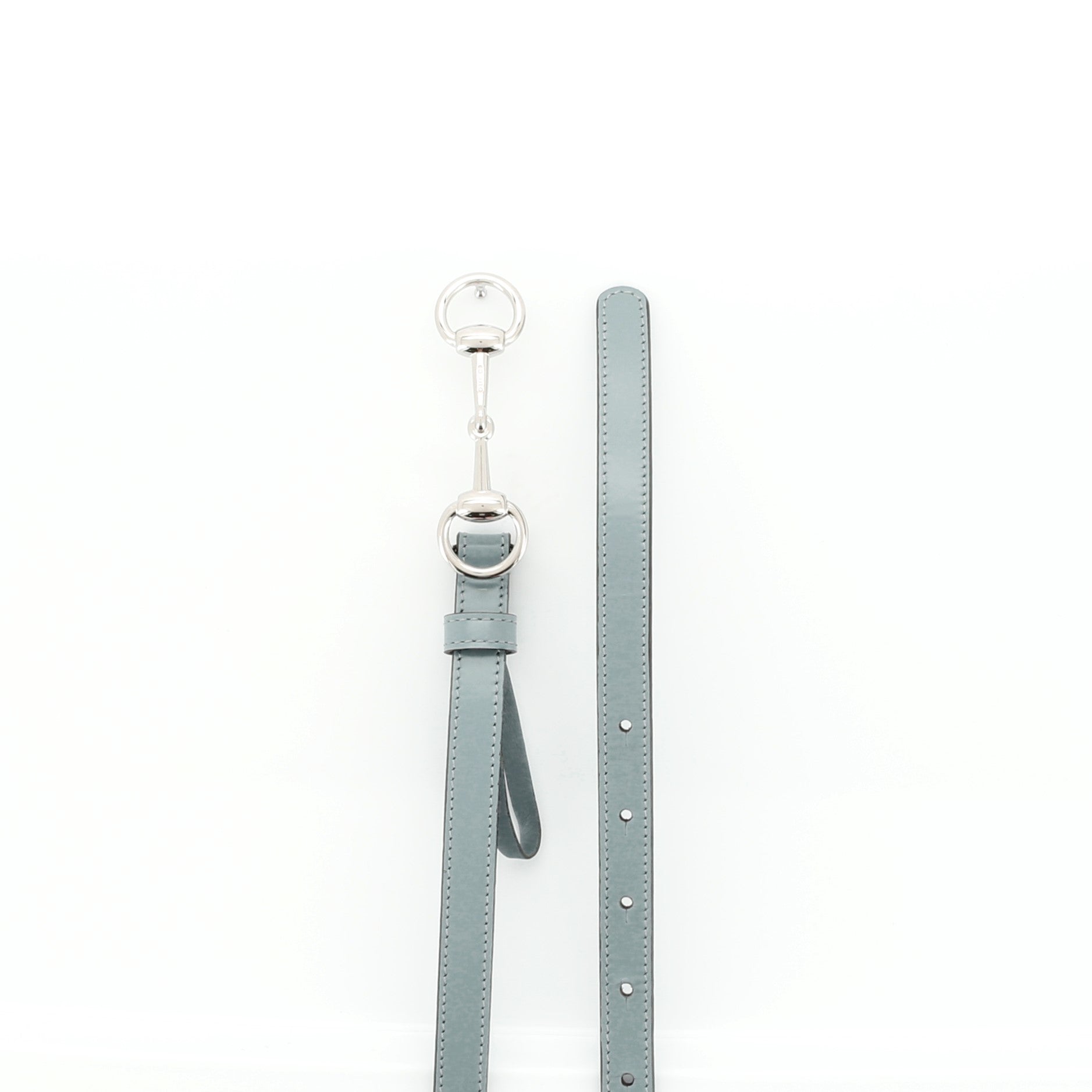 Horsebit Skinny Belt Leather Thin 95