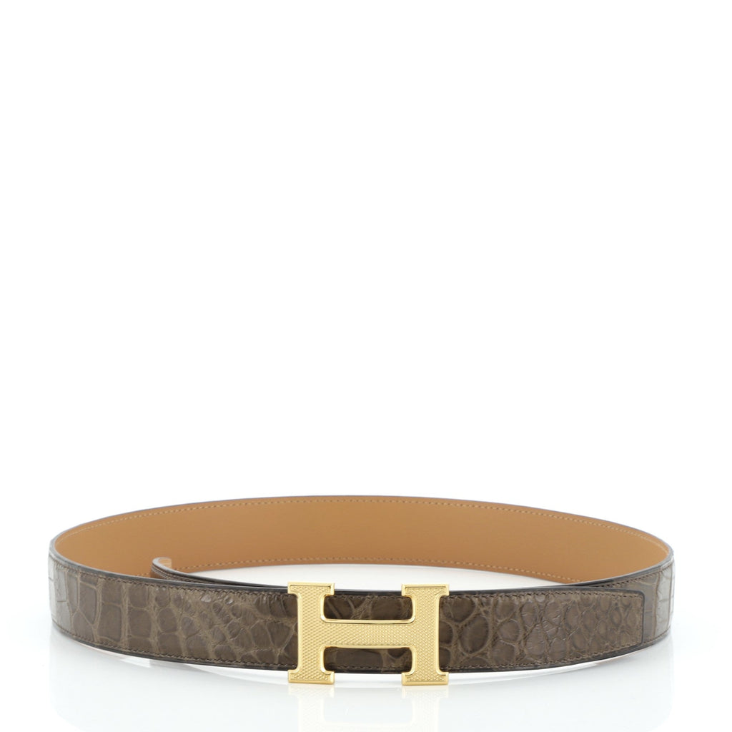 Constance Belt Matte Porosus Crocodile Medium 95