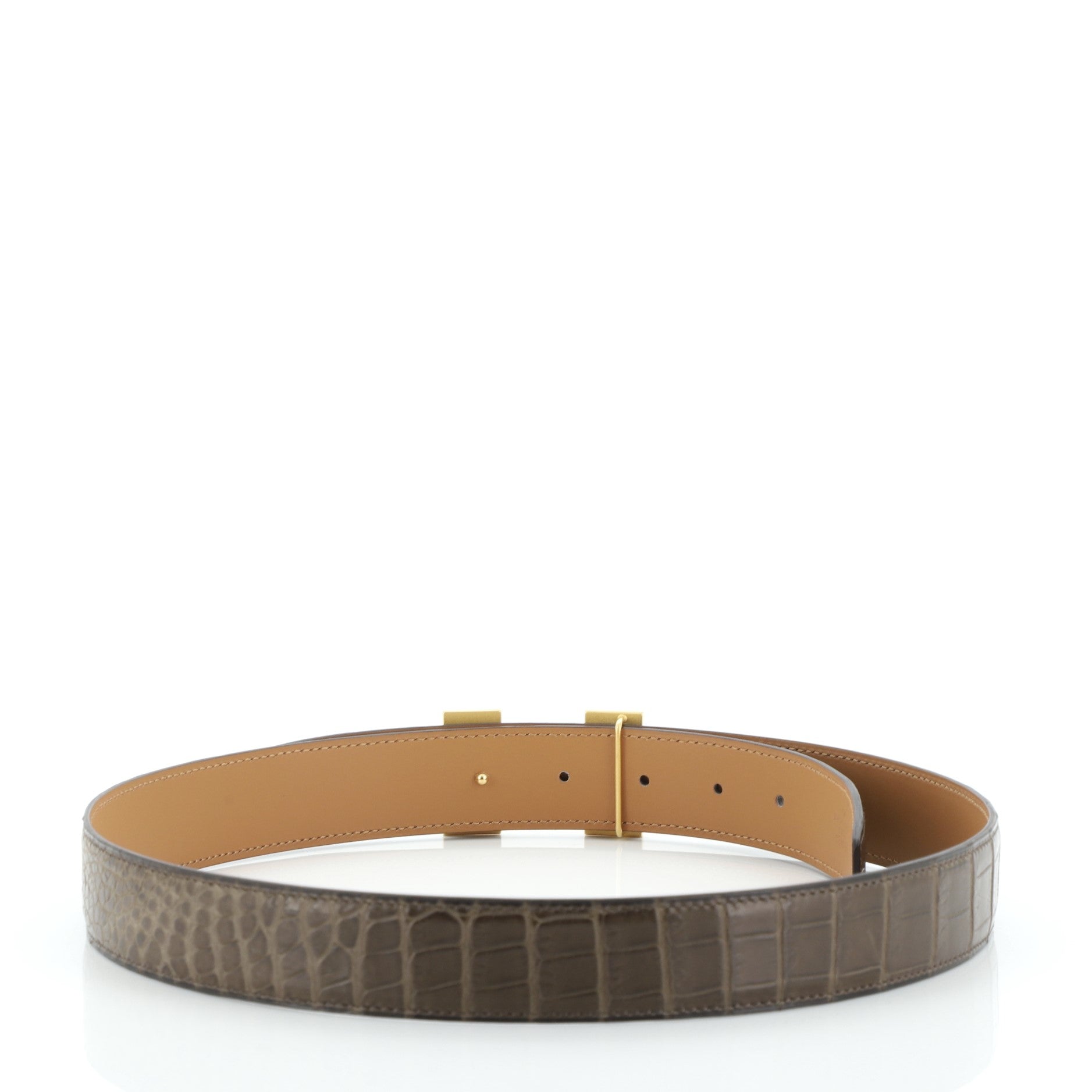 Constance Belt Matte Porosus Crocodile Medium 95