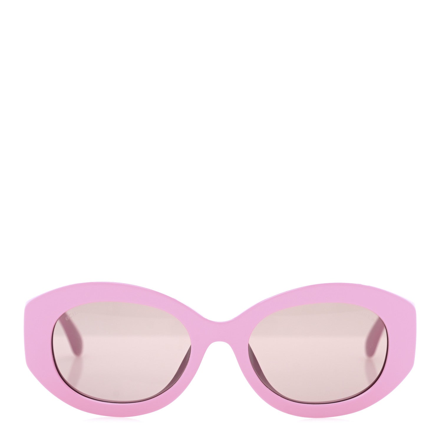 Acetate Nyon Oval CC Sunglasses 5528-A Pink