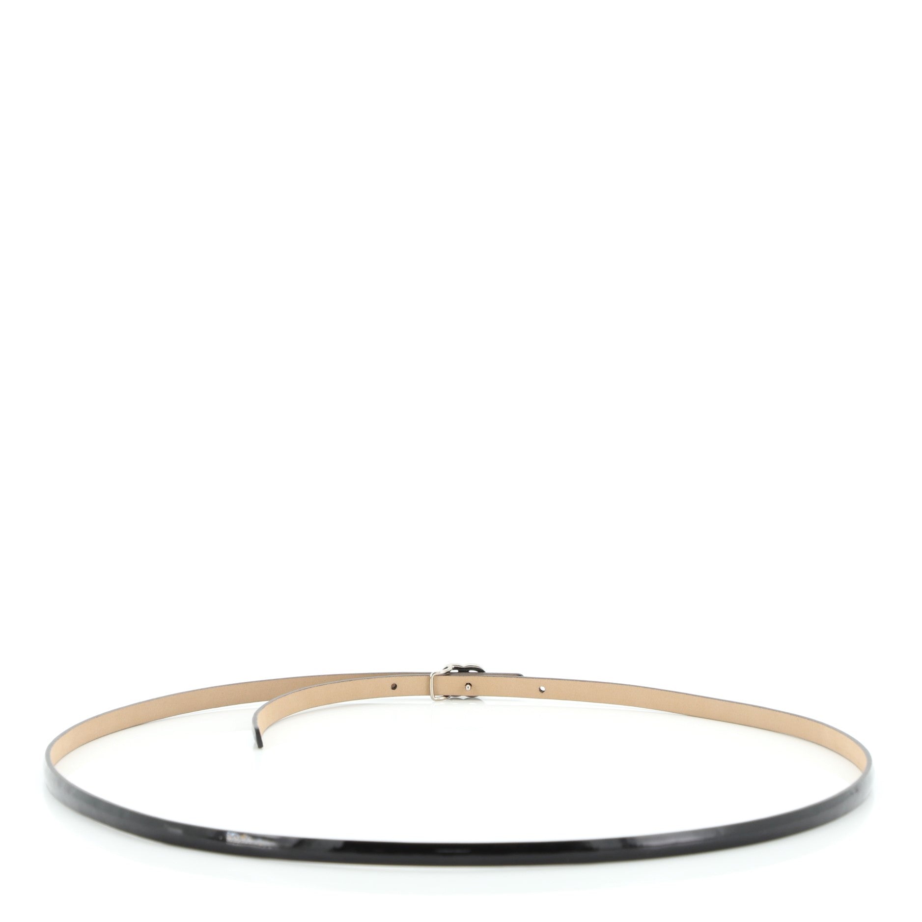 CC Logo Belt Patent Thin 80