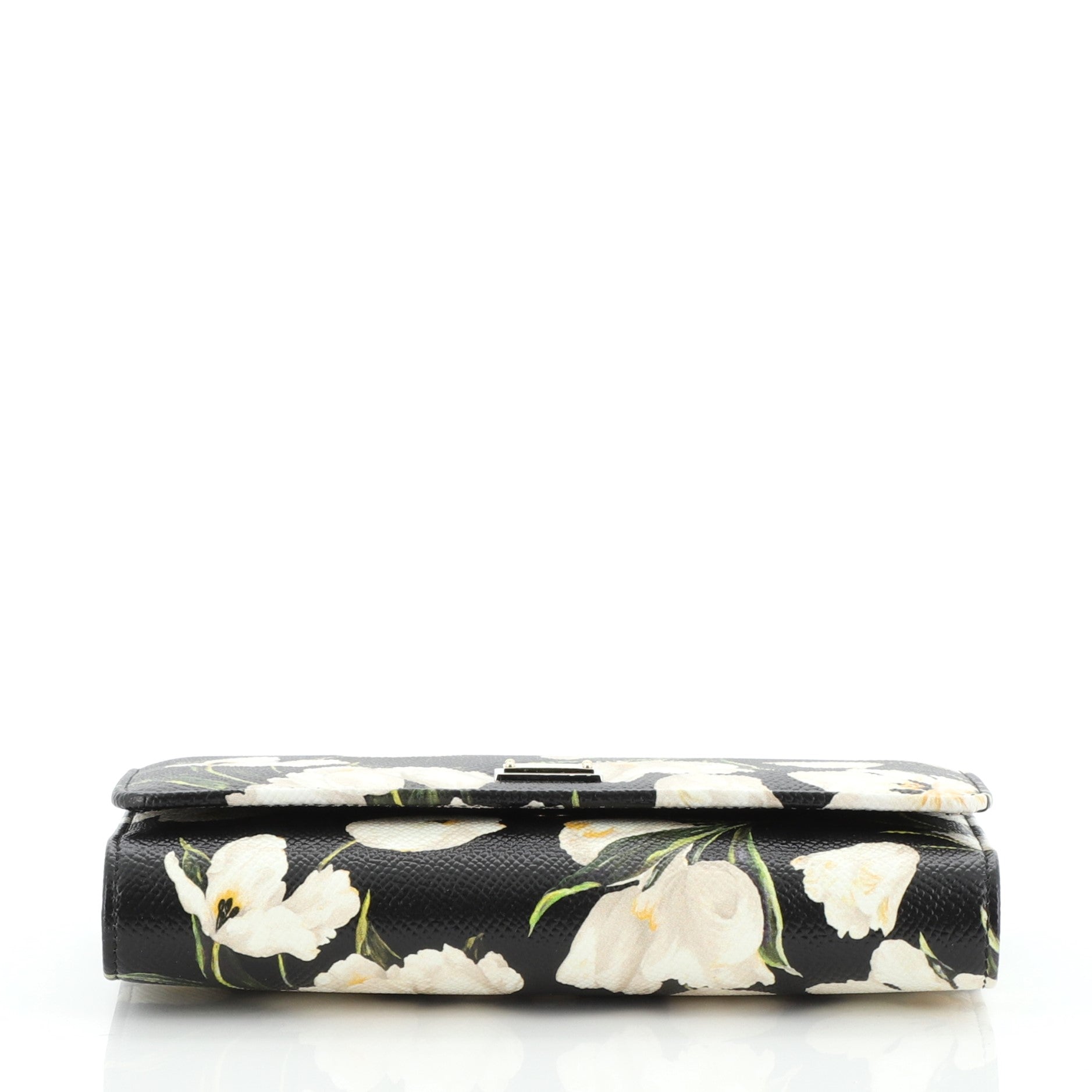 Sicily Wallet on Chain Printed Leather Mini