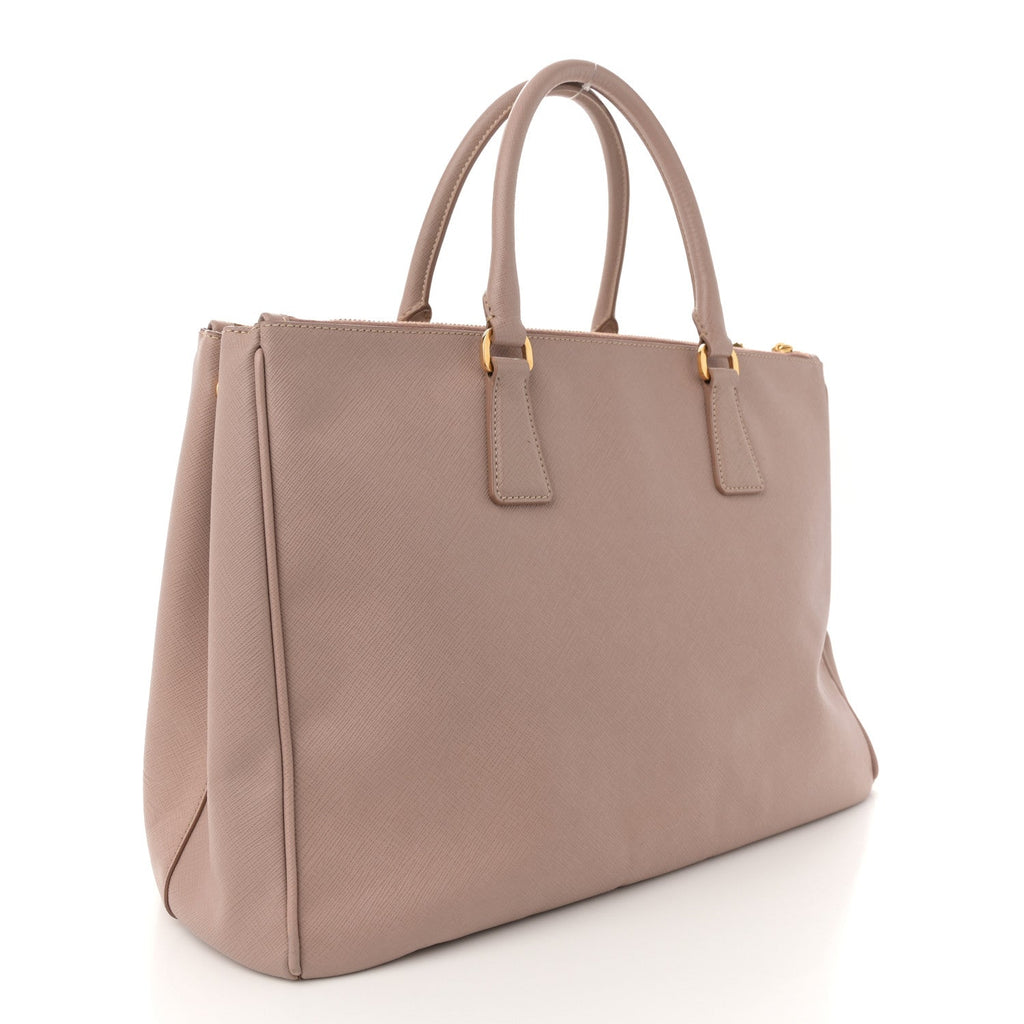 Saffiano Large Galleria Double Zip Tote Cammeo
