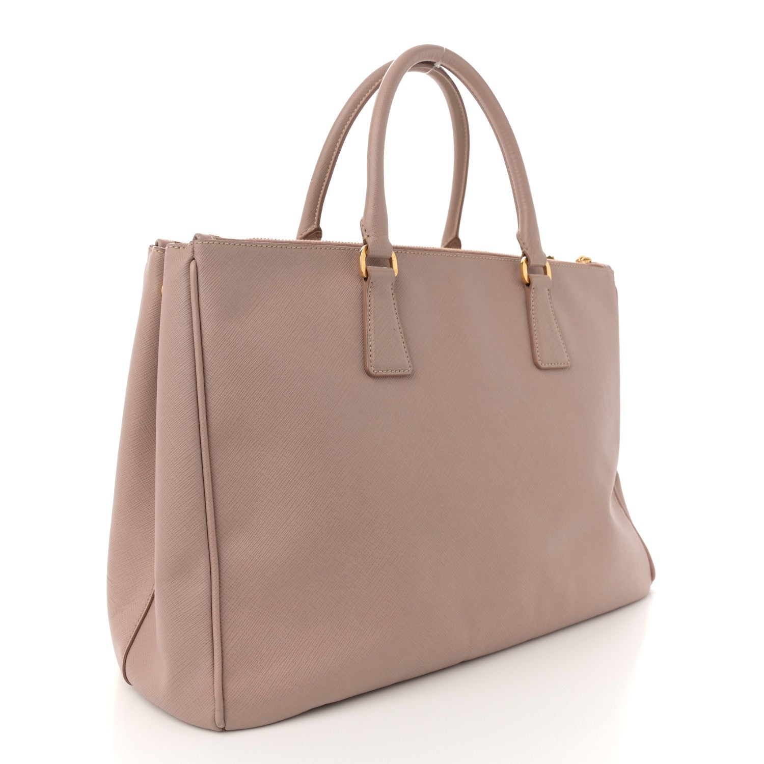 Saffiano Large Galleria Double Zip Tote Cammeo