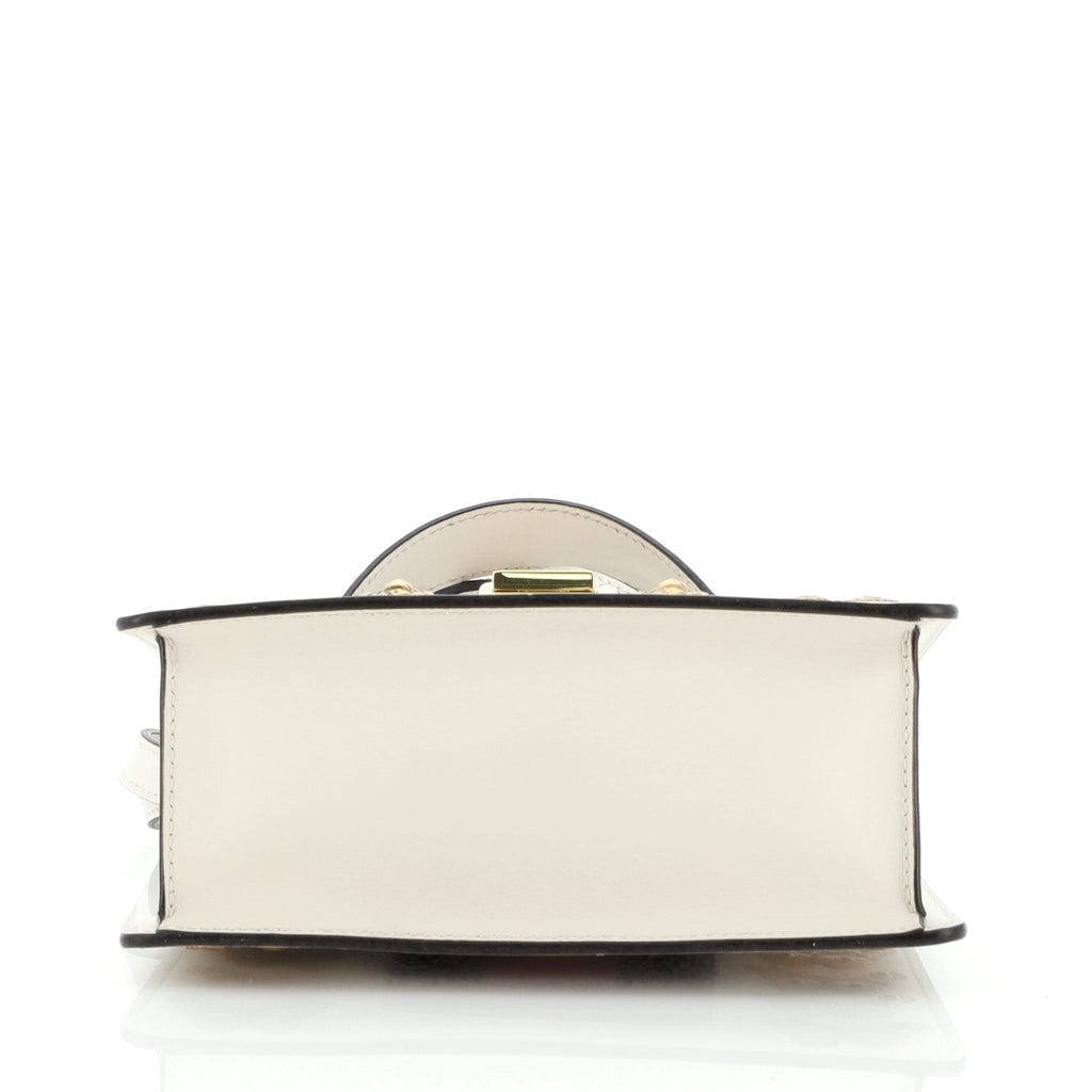 Sylvie Top Handle Bag Embellished Leather Mini