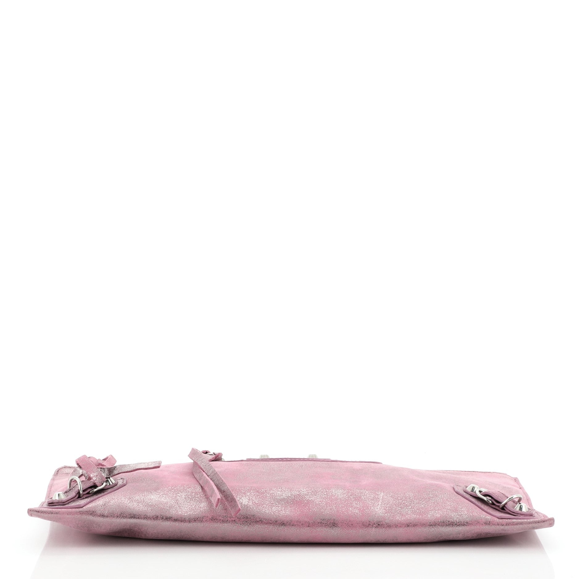 Milky Way Papier Clutch Metallic Leather Small