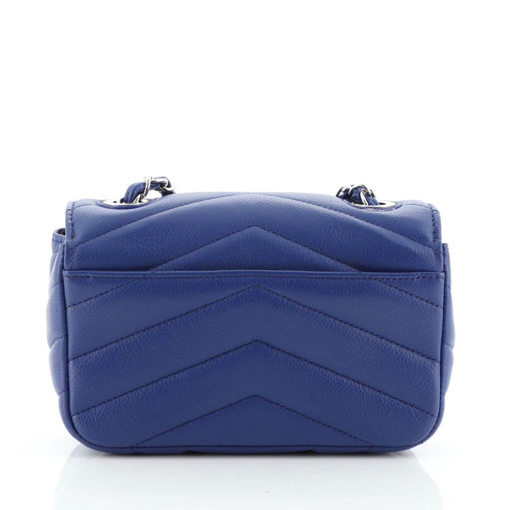 Data Center Envelope Flap Bag Chevron Caviar Mini