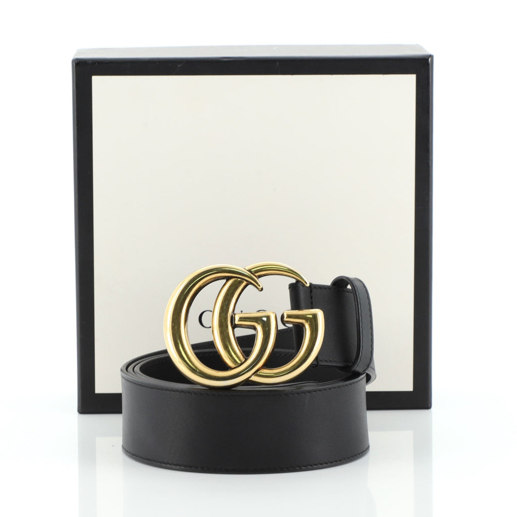 GG Marmont Belt Leather Wide 95