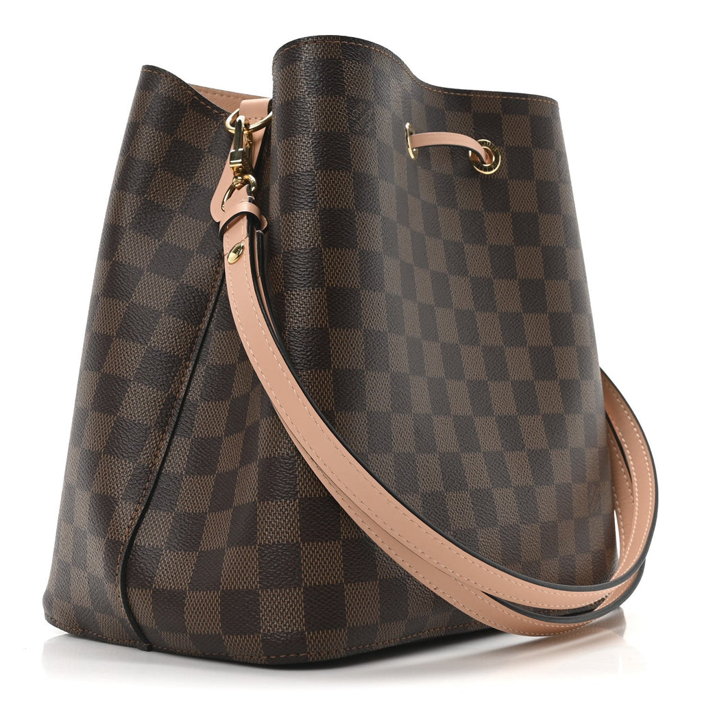 Damier Ebene Neonoe MM Venus Pink