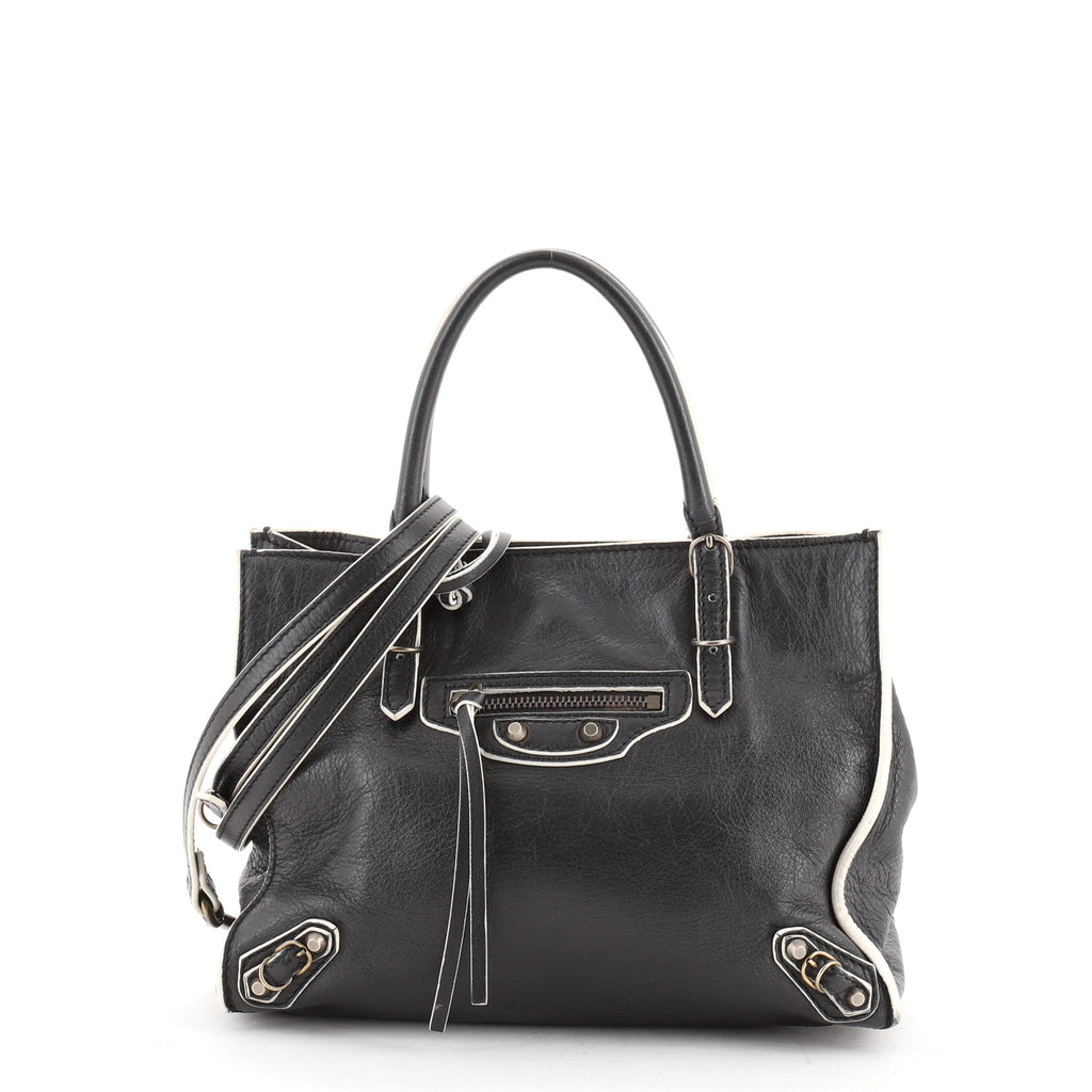 Papier A4 Classic Studs Bag Leather Mini