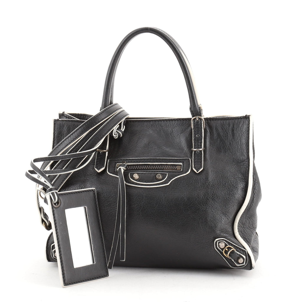 Papier A4 Classic Studs Bag Leather Mini