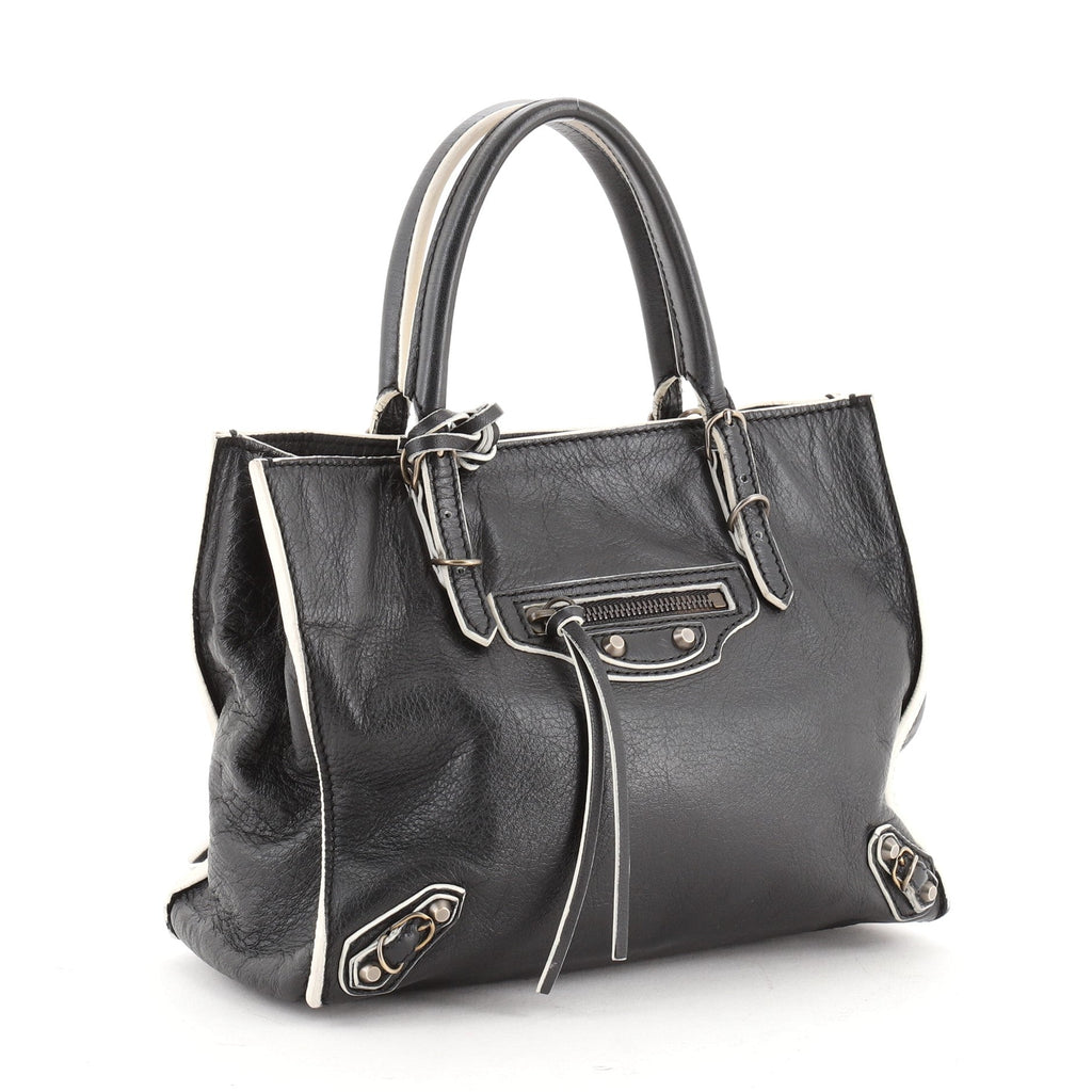 Papier A4 Classic Studs Bag Leather Mini