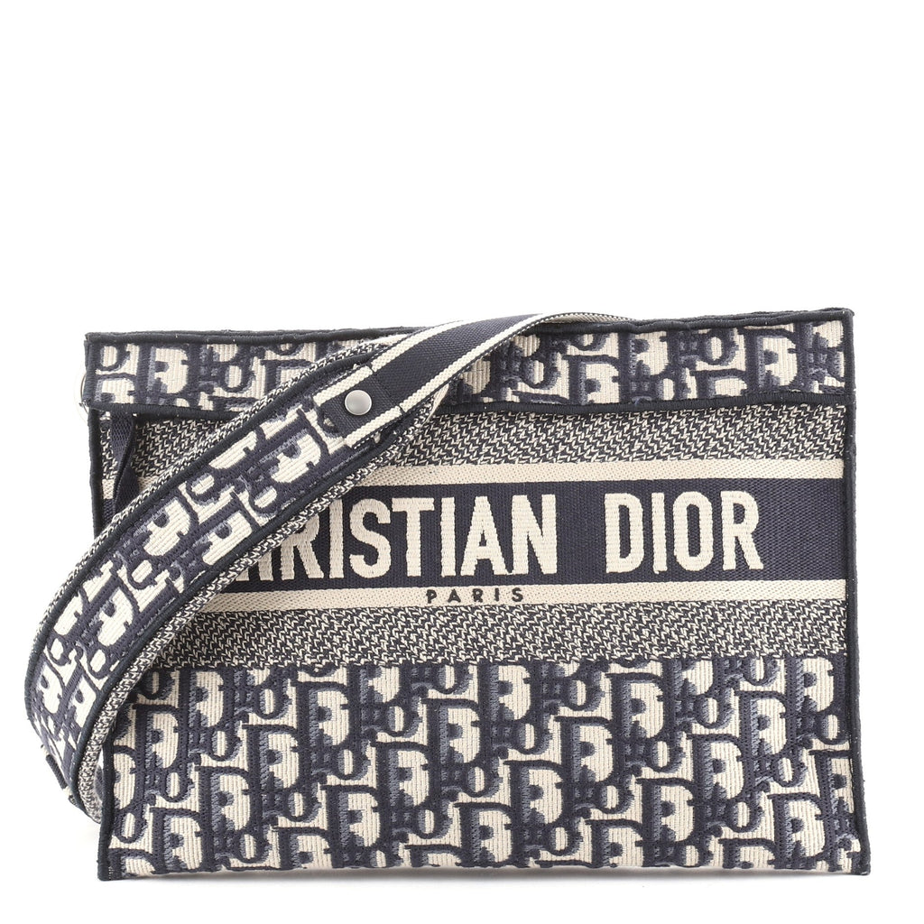 Convertible Clutch Oblique Canvas