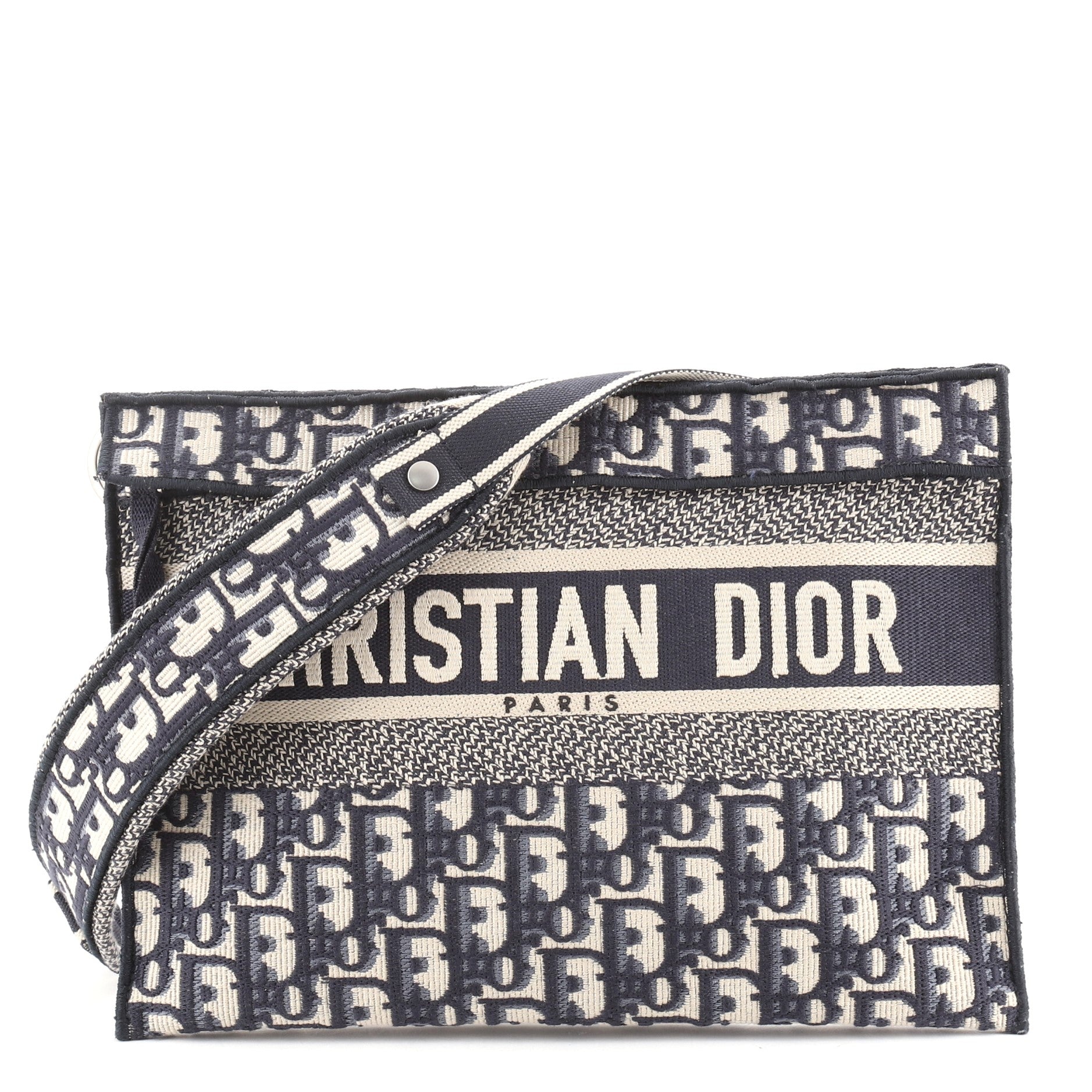 Convertible Clutch Oblique Canvas