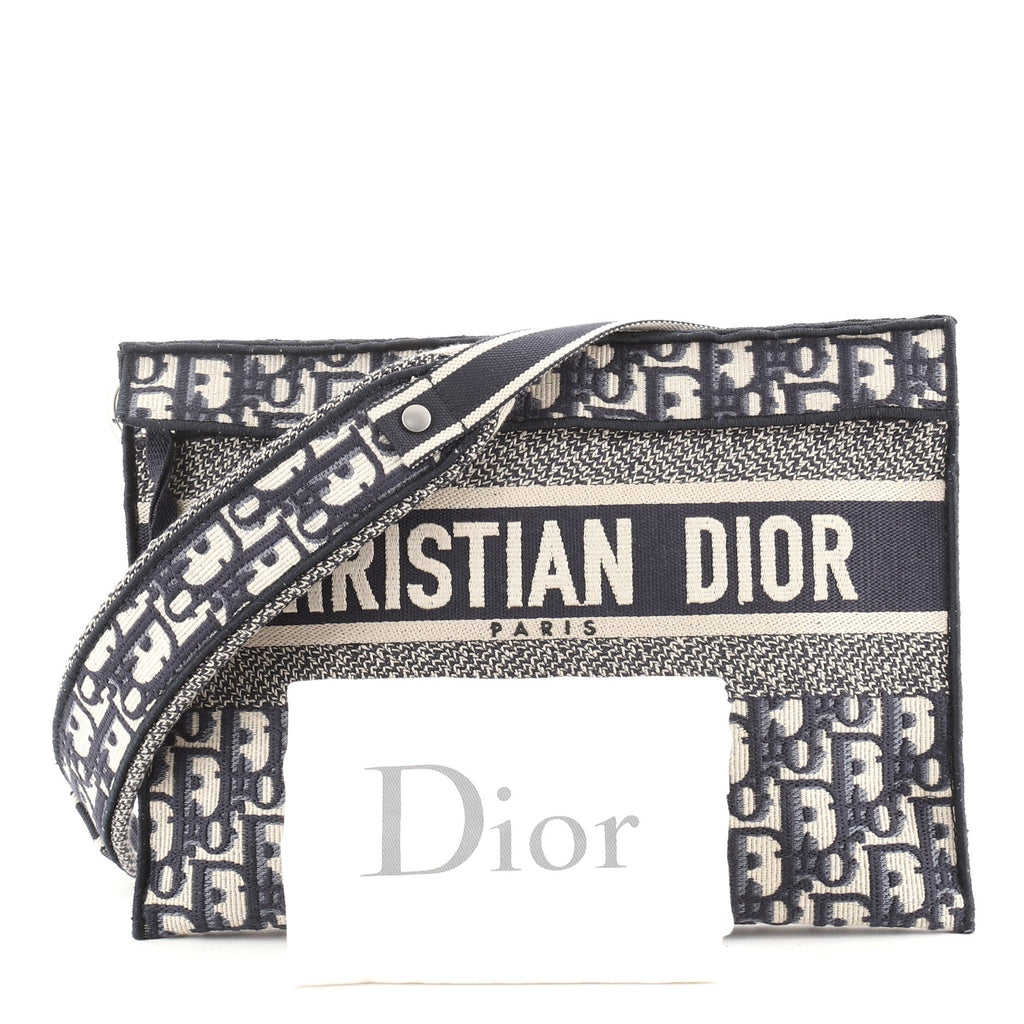 Convertible Clutch Oblique Canvas