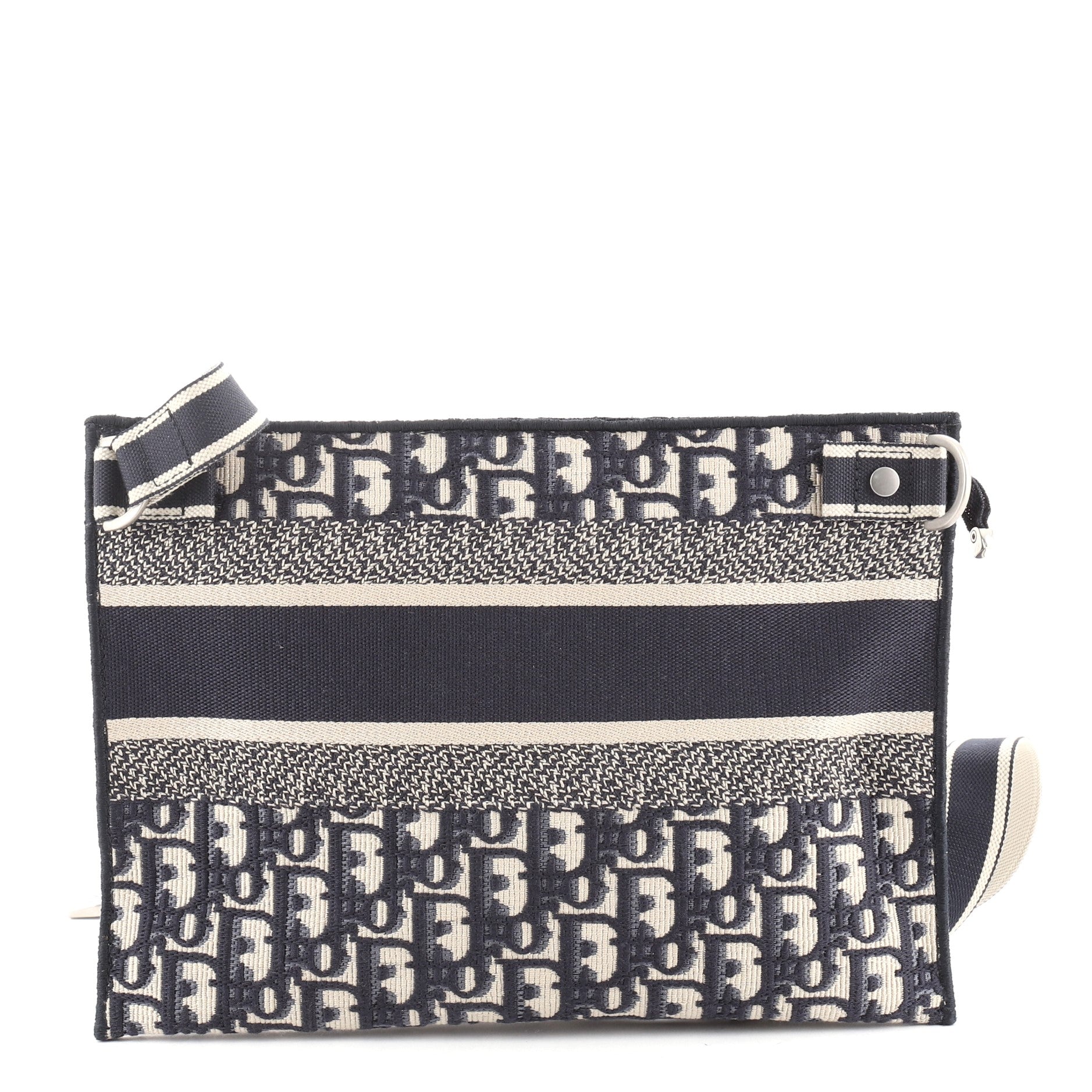 Convertible Clutch Oblique Canvas
