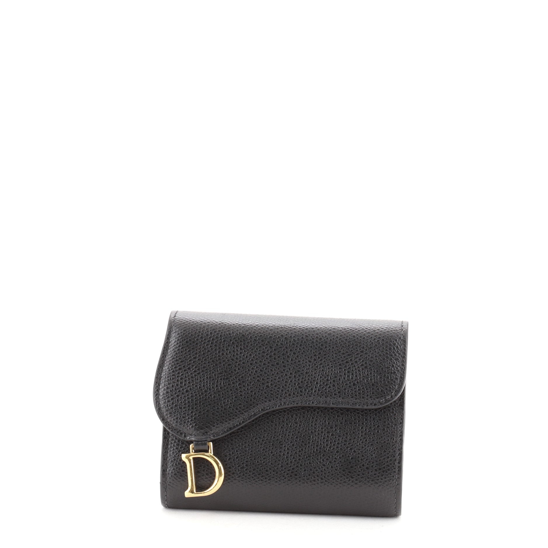 Saddle Flap Wallet Leather Mini