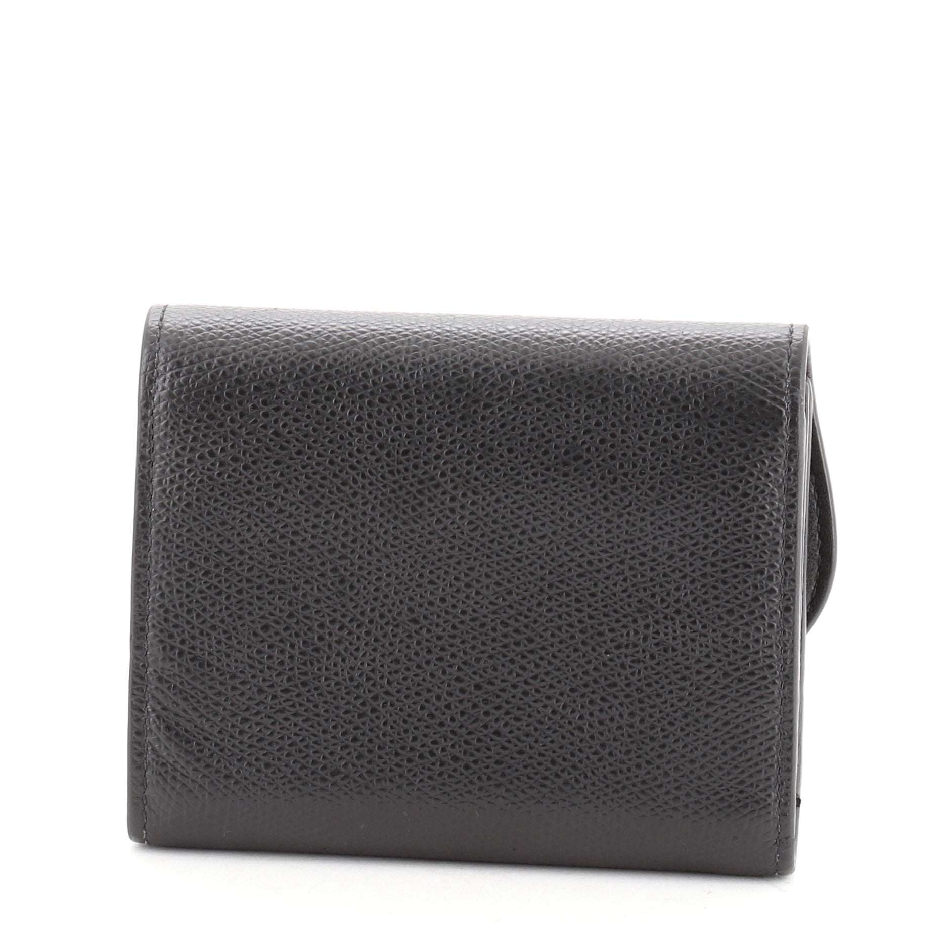 Saddle Flap Wallet Leather Mini