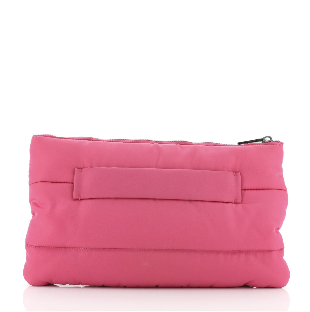 Bomber Clutch Tessuto Medium
