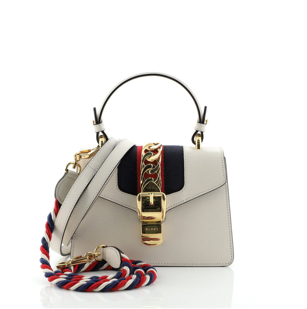 Sylvie Top Handle Bag Leather Mini