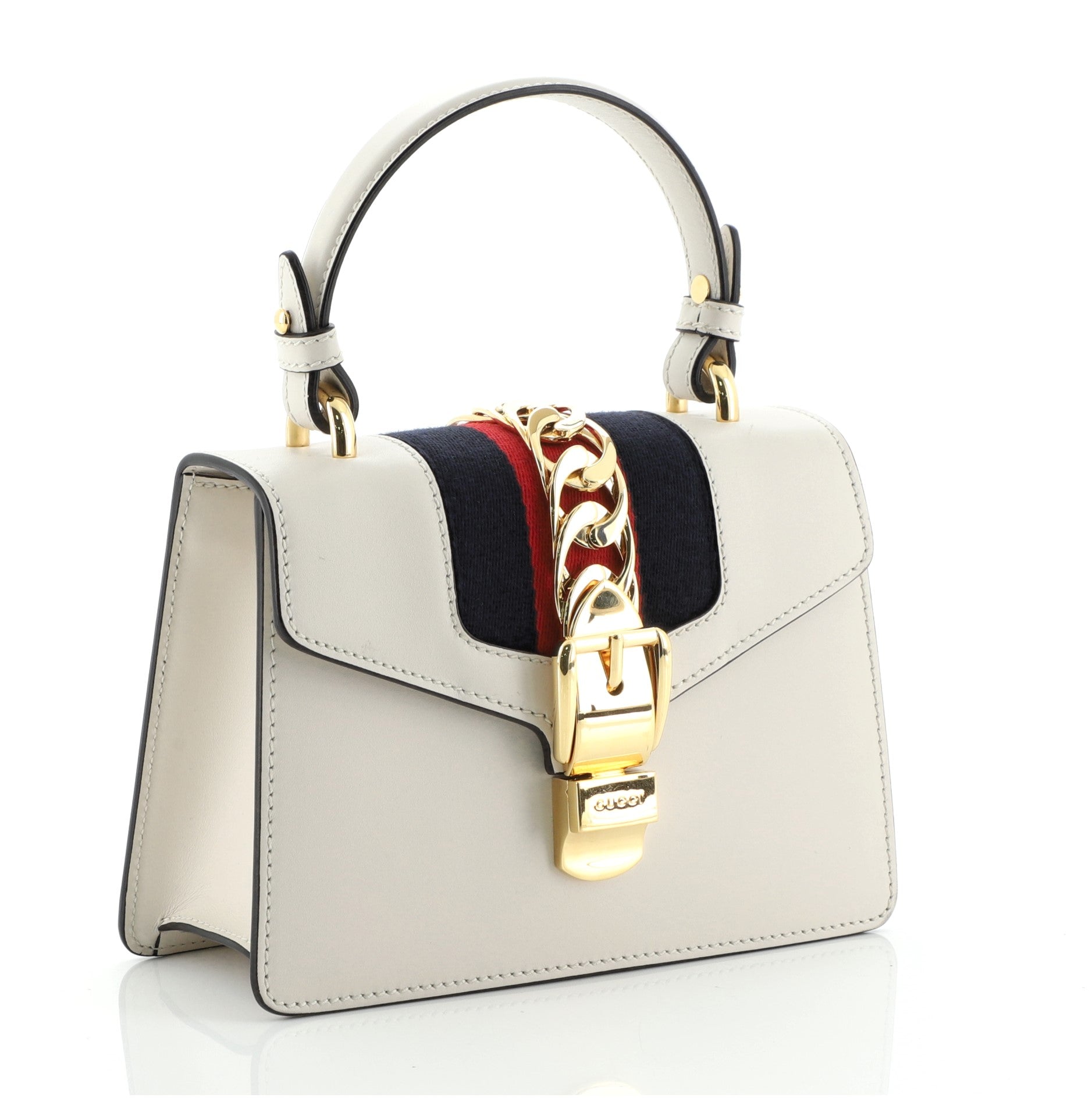 Sylvie Top Handle Bag Leather Mini