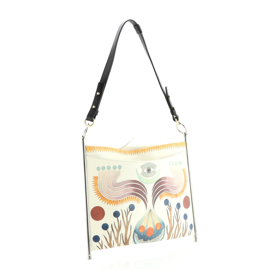 Roy Clutch Printed Leather Medium
