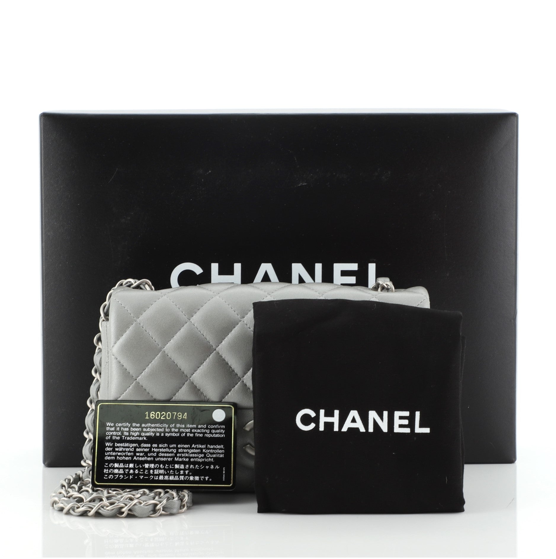 Classic Single Flap Bag Quilted Lambskin Mini